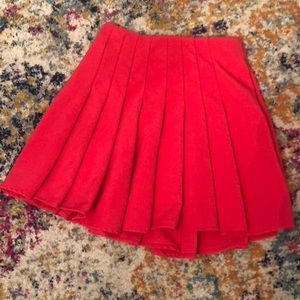 Hot pink skirt